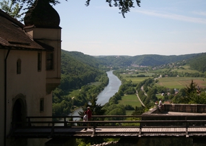 Burg Prunn, Aussicht auf die Altmühl